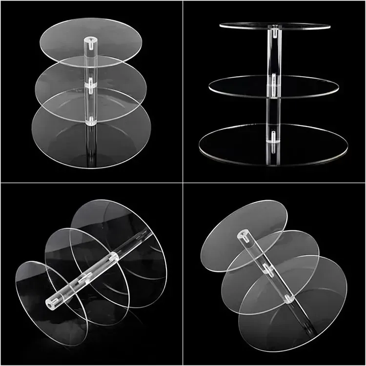 Acrylic Display Stand For Cup Cake Dessert Doll Model