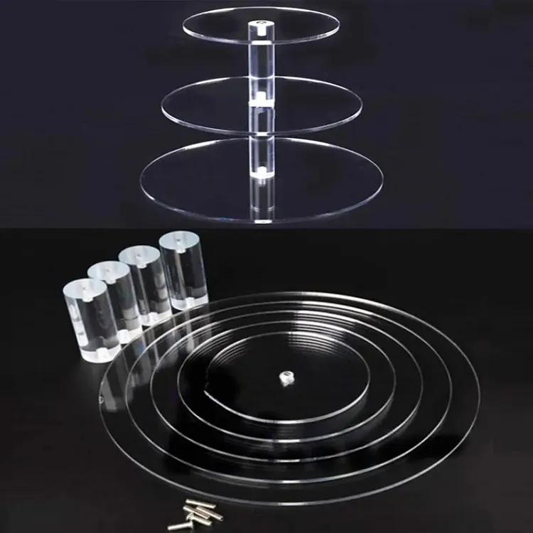 Acrylic Display Stand For Cup Cake Dessert Doll Model