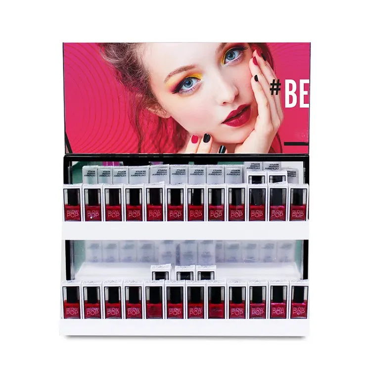 2 Tier Acrylic Nail Polish Display Stand