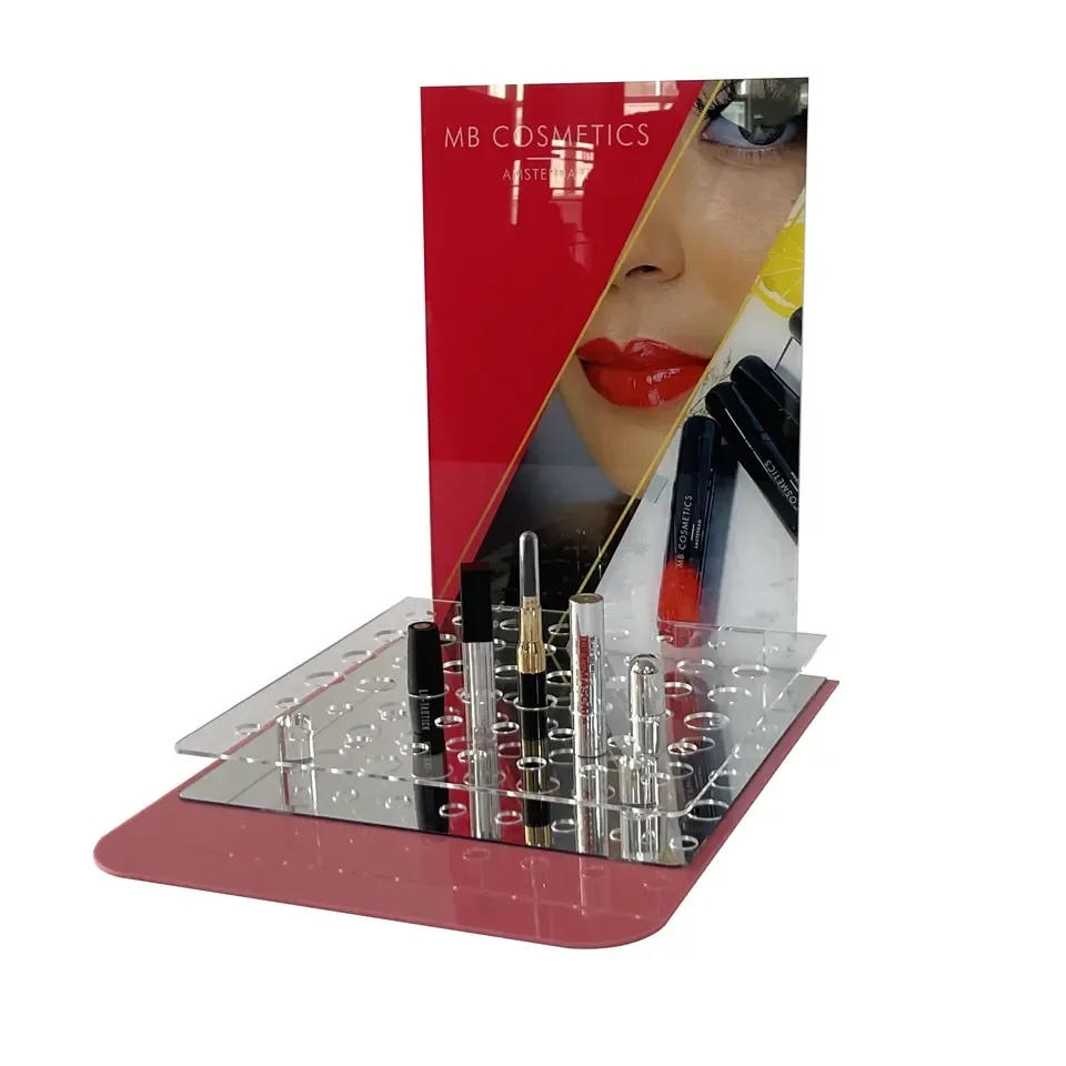 Acrylic Makeup Beauty Lashes Display Rack