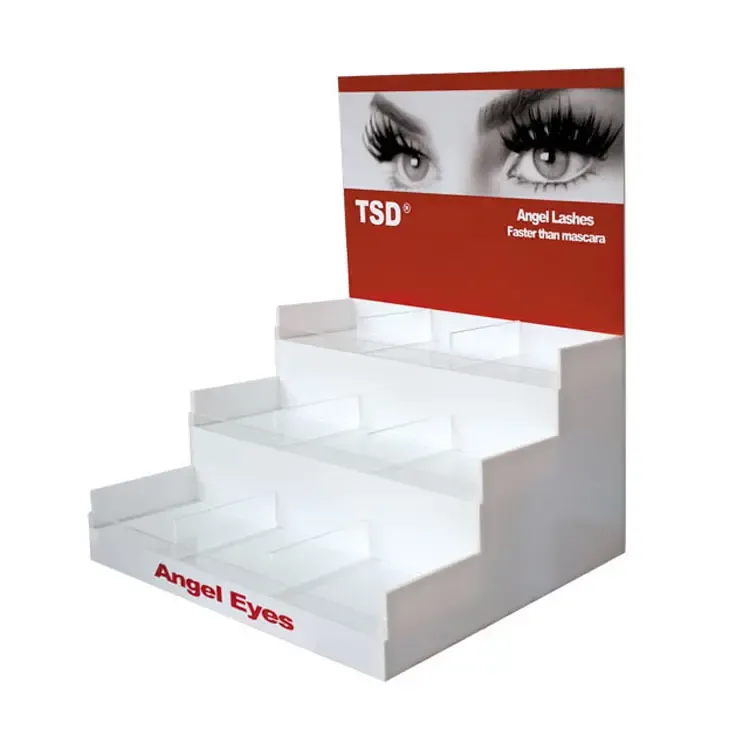Acrylic Makeup Beauty Lashes Display Rack