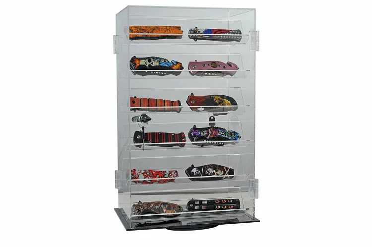 Clear Acrylic Knife Display Stand 