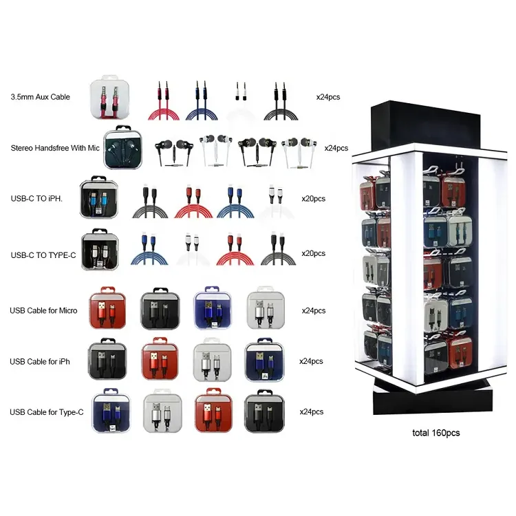 Acrylic Mobile Phone Accessories Display Stand
