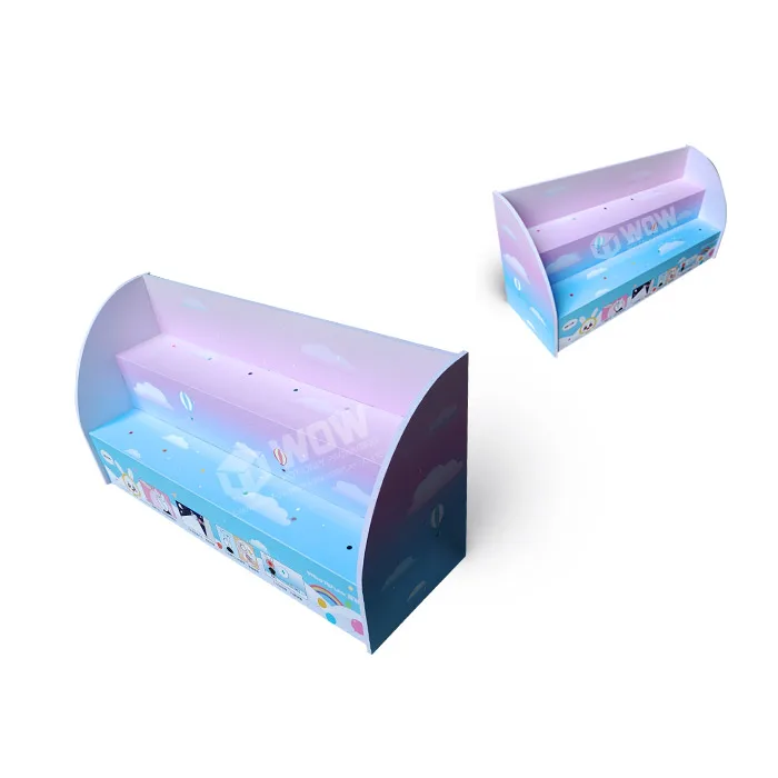Custom PVC Cosmetics Counter Display