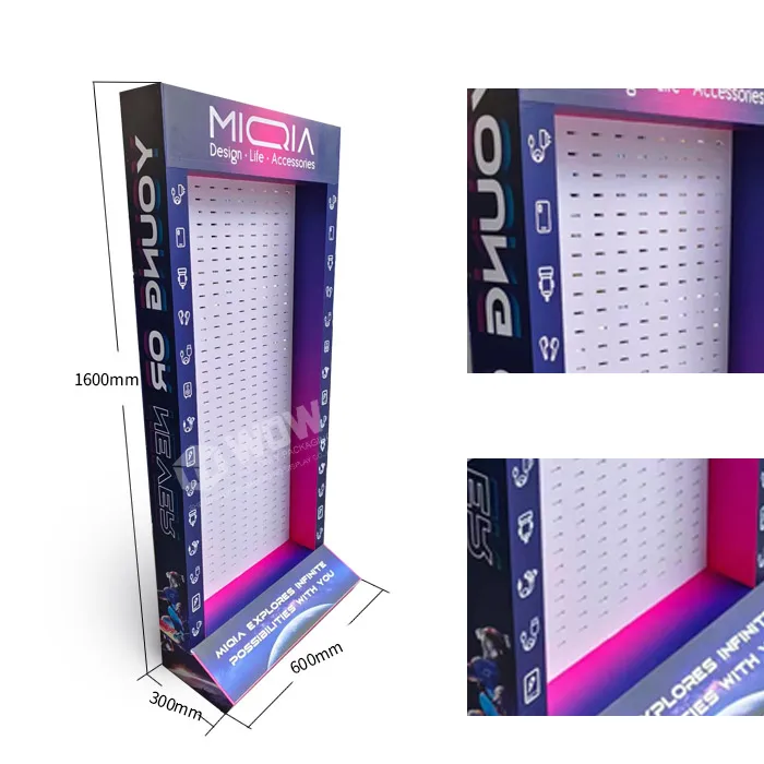 PVC Hook Accessories Display Stand 