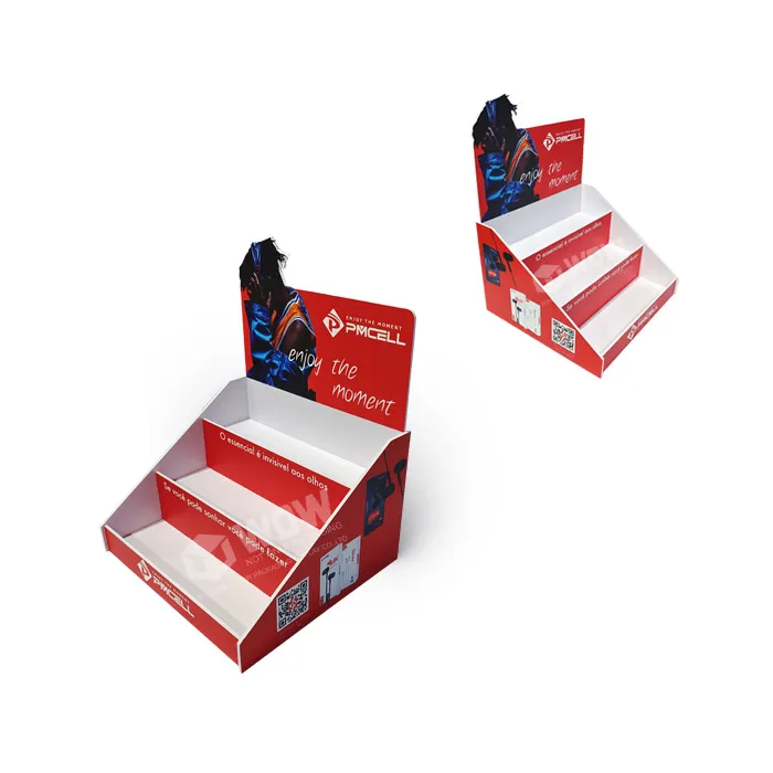 PVC Counter Display Stand for Earphone
