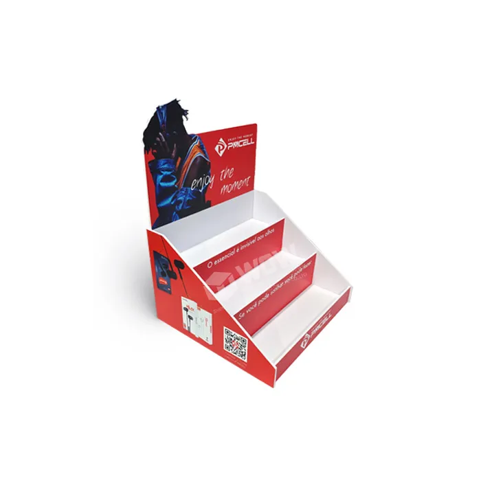 PVC Counter Display Stand for Earphone