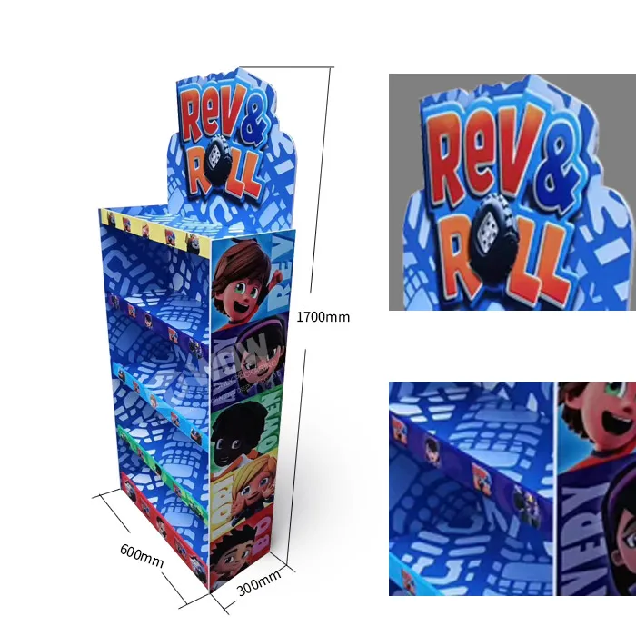 Supermarket Magnetic PVC Display Stand
