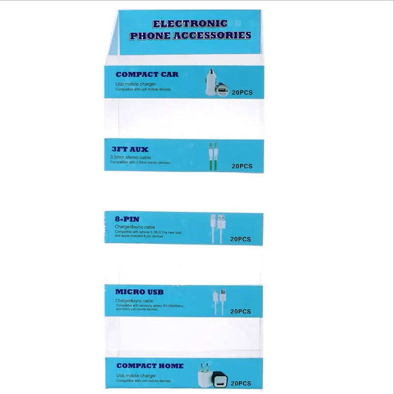 Acrylic Mobile Phone Accessories Display Stand