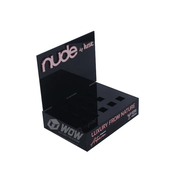 Black Acrylic Lipstick Display Stand