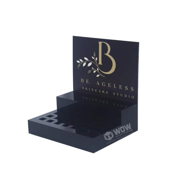 Black Acrylic Lipstick Display Stand
