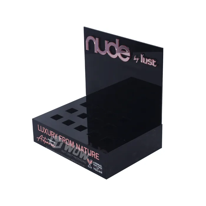 Black Acrylic Lipstick Display Stand