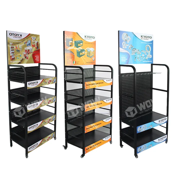 Customized Floor Display Metal Display Rack