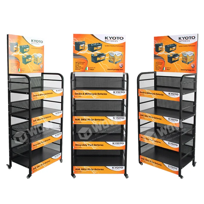 Customized Floor Display Metal Display Rack