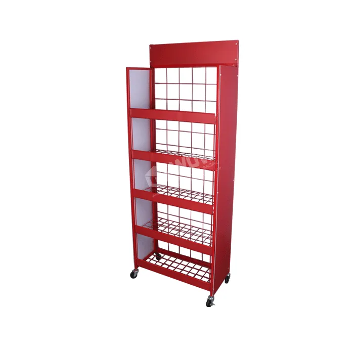 5-Layer Adjustable Metal Display Shelf