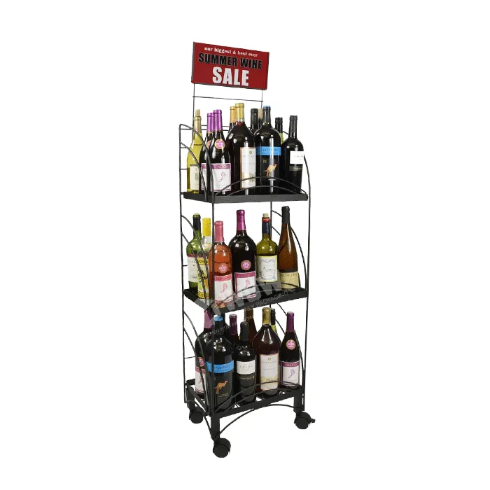Metal Display Stand for Liquor