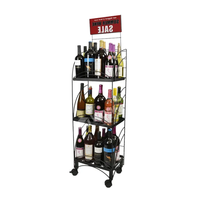 Metal Display Stand for Liquor