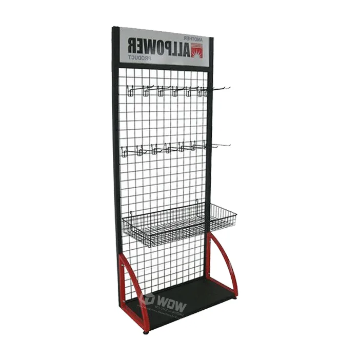 Customized Floor Display Metal Display Rack