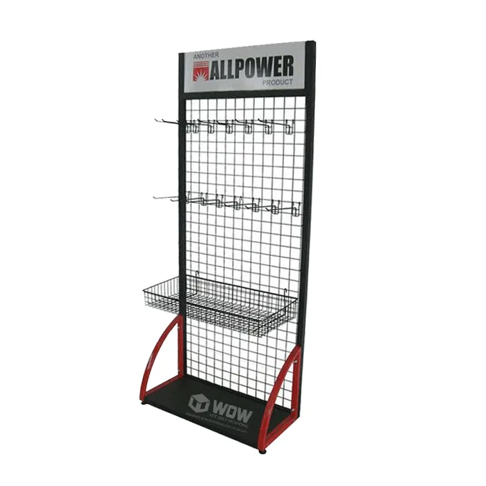 Customized Floor Display Metal Display Rack