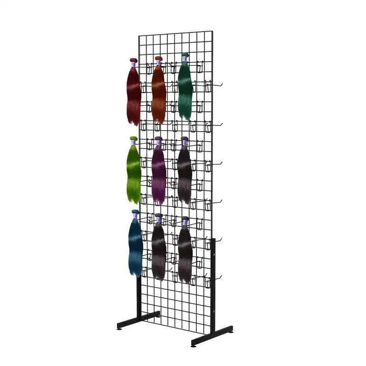 Custom Metal Display Stand for Hair Bundle 