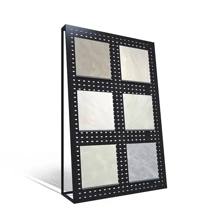 Metal Pegboard Display Rack for Marble 