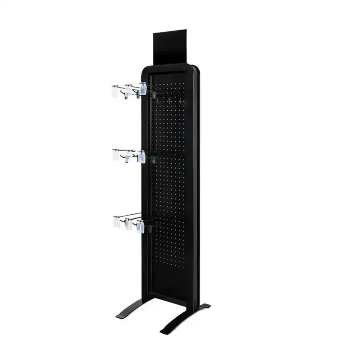 Metal Pegboard Display Stand