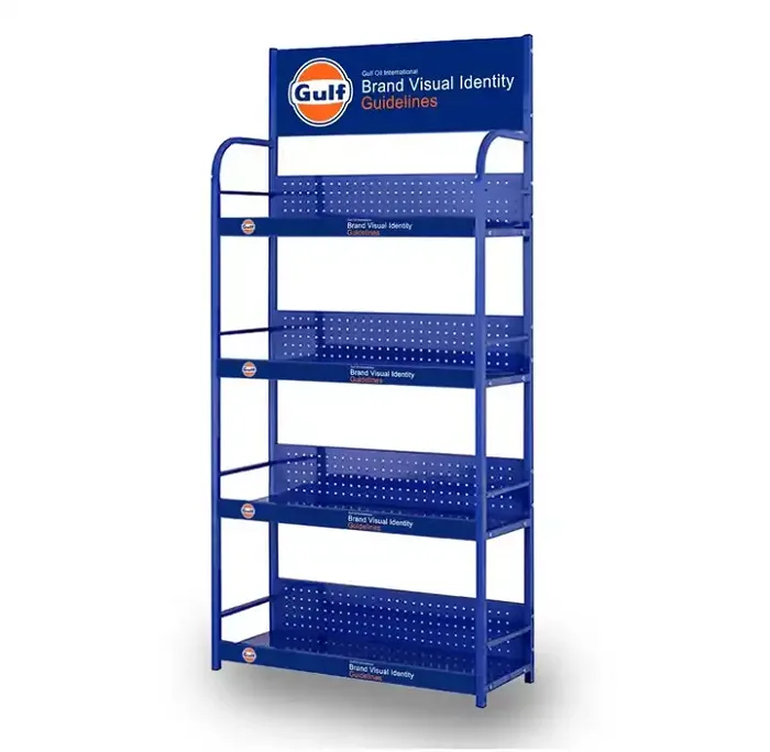 Metal Snacks Display Stand For Market
