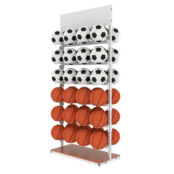Double Sided Basketball Metal Display Stand 