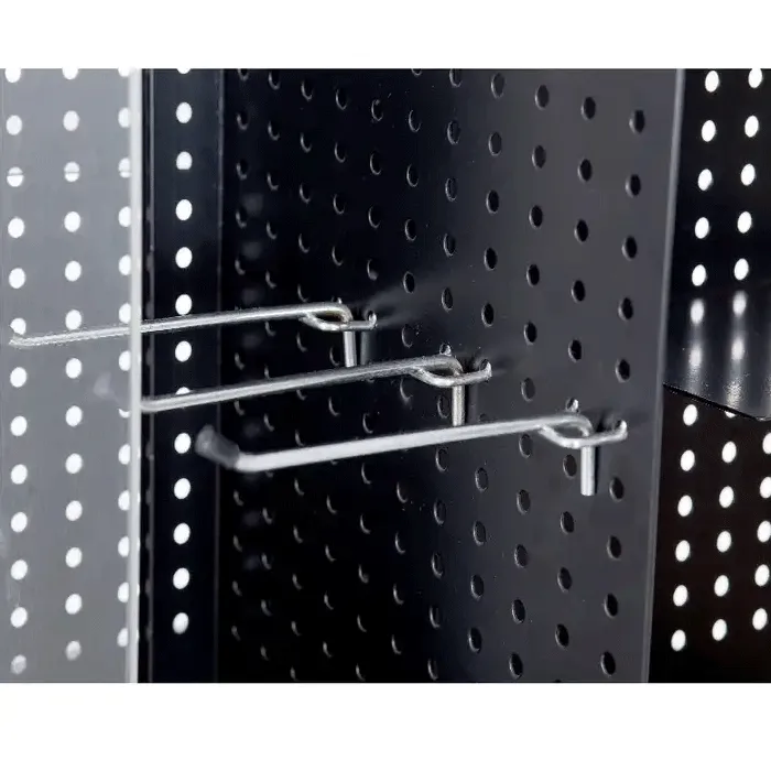 4 Sides Pegboard Rotating Shelf 