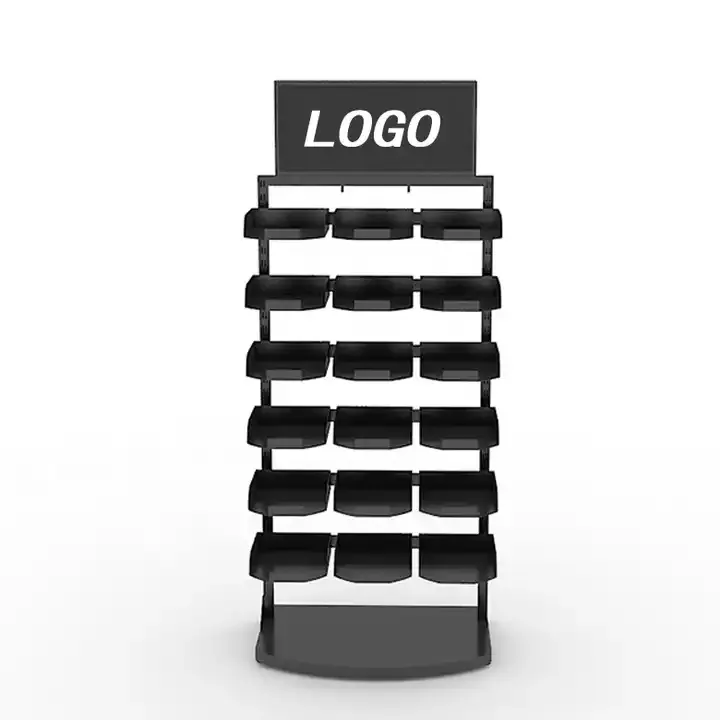 Can Hold 18 Trucker Hat Metal Display Stand