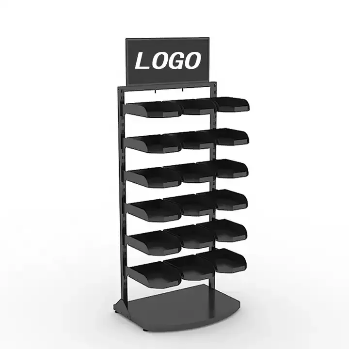 Can Hold 18 Trucker Hat Metal Display Stand