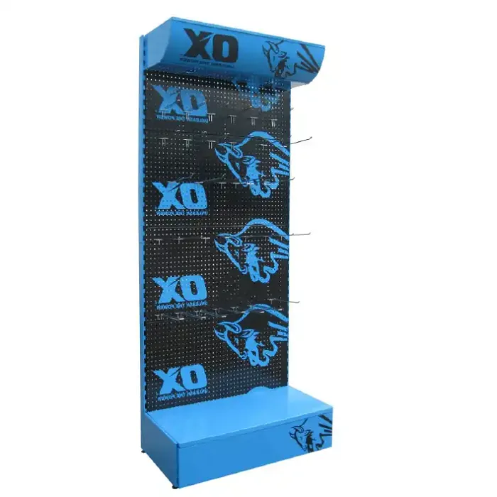 Free Standing PegBoard Display Rack for Trade Show