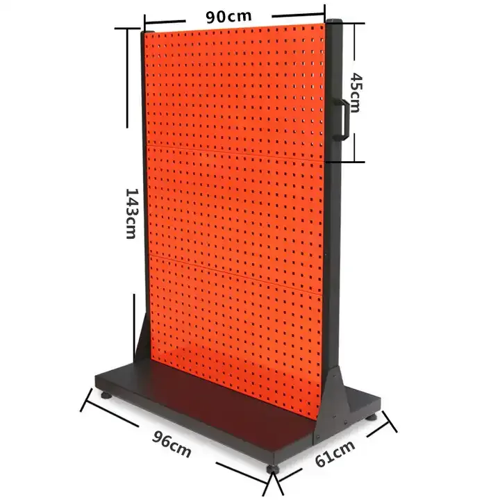 Matel Pegboard Hook Tool Display Stand