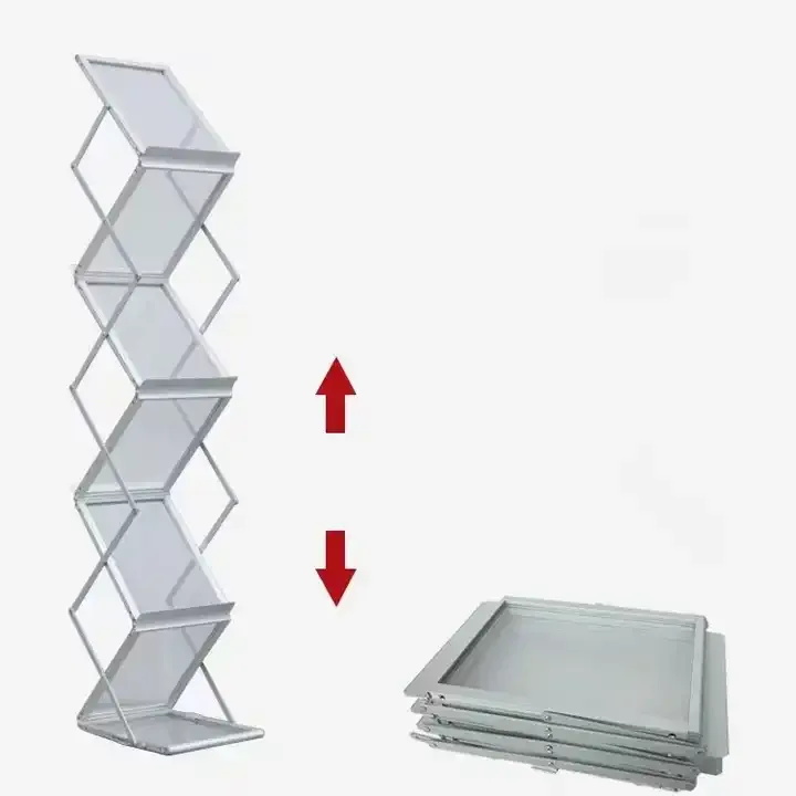 Metal Brochure Floor Display Stand