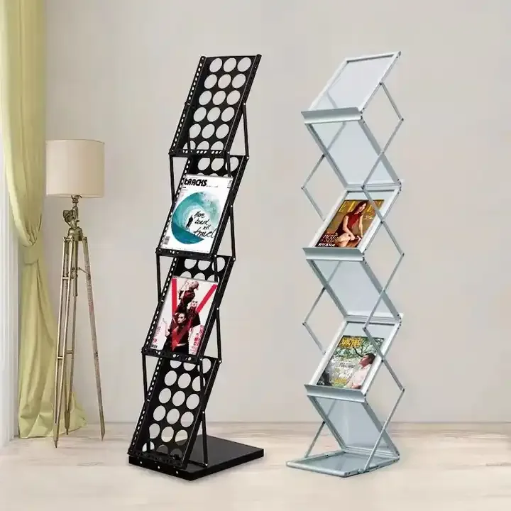 Metal Brochure Floor Display Stand
