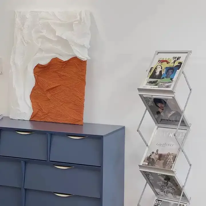 Metal Brochure Floor Display Stand