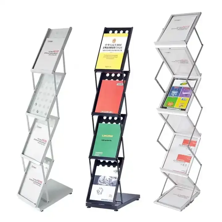 Metal Brochure Floor Display Stand