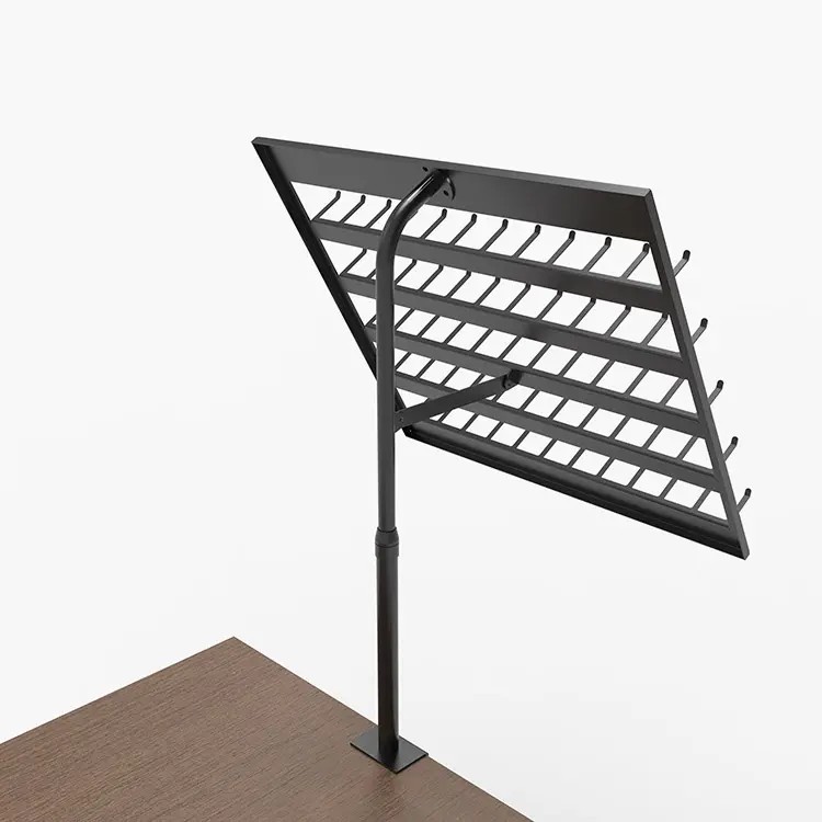 Custom Hair Extension Display Holder Hair Braiding Rack Wig For Salon
