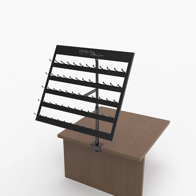 Custom Hair Extension Display Holder Hair Braiding Rack Wig For Salon