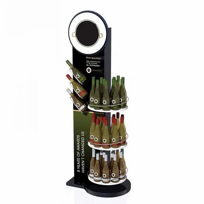 Eye Catching Merchandising Beer Displays Wine Display Racks Beer Retail Store Equipment