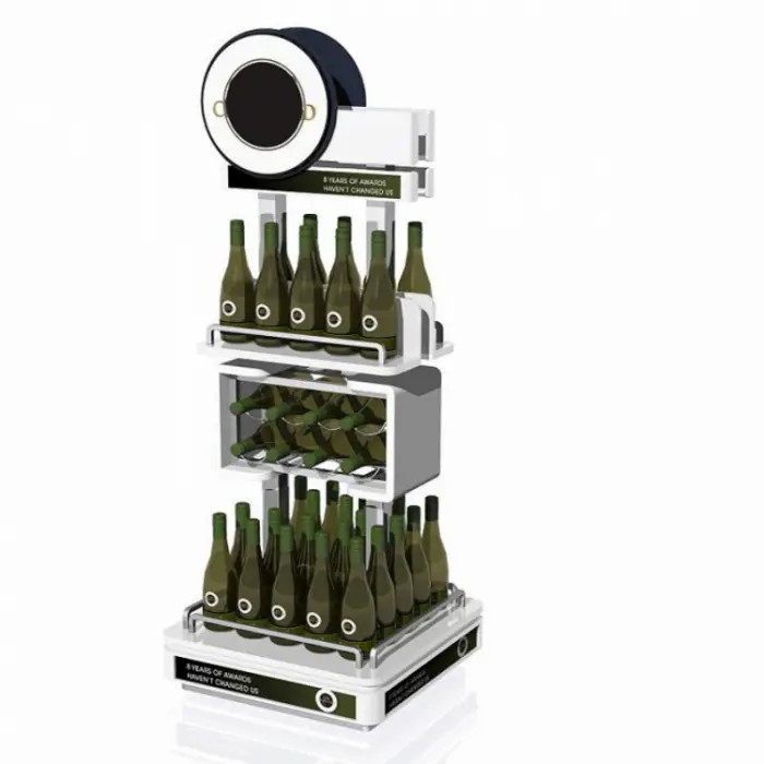 Eye Catching Merchandising Beer Displays Wine Display Racks Beer Retail Store Equipment