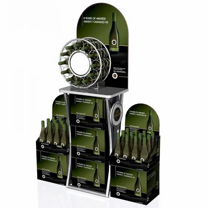 Eye Catching Merchandising Beer Displays Wine Display Racks Beer Retail Store Equipment