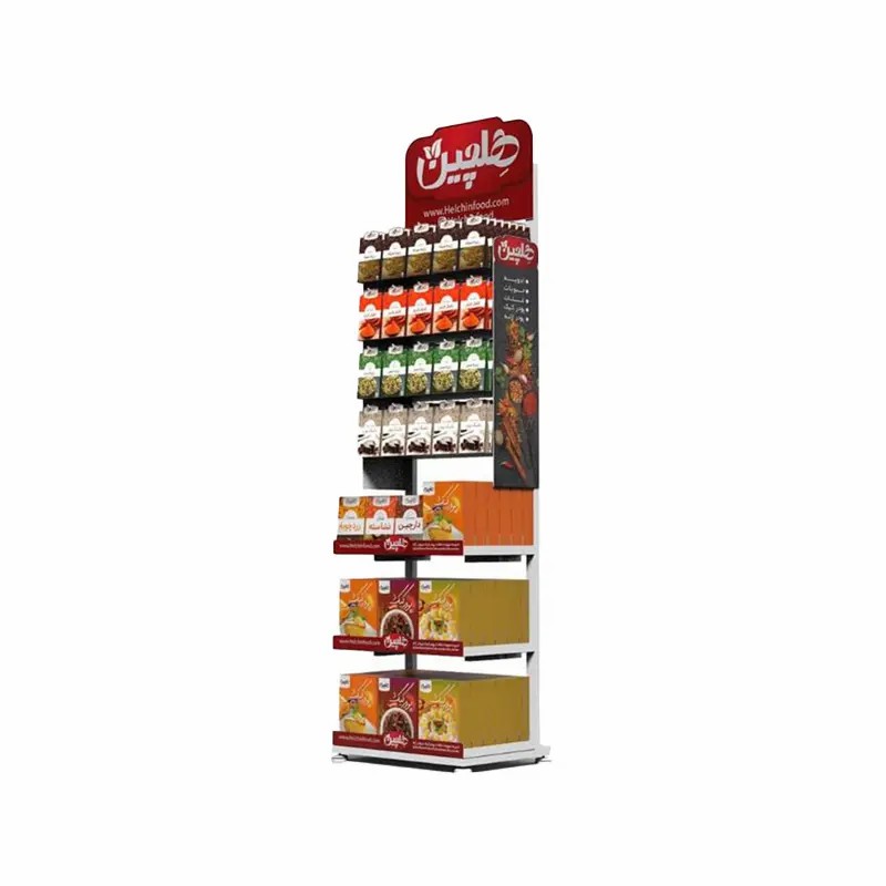 Metal Wire Mesh Merchandise Display Rack Retail Display Units Solutions