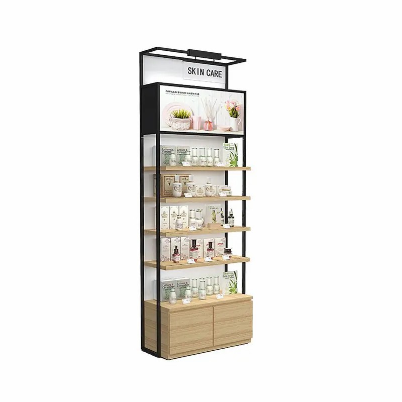 Nail Polish Salon Soap Beauty Cosmetic Retail Fragrance Display Shelf