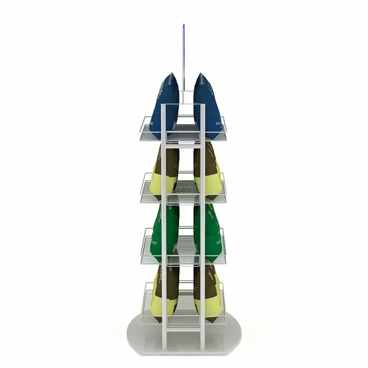Floor Metal Energy Drink Retail Beverage Store Spirit Monster Display Rack