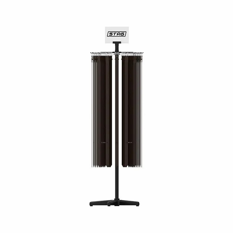 Custom Shop Retail Spinning Belt Rack Metal Belt Display Stand