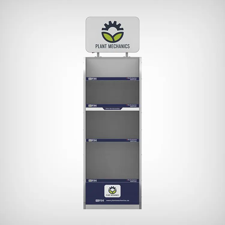 Metal 4-tier Plant Product Display Stands Plant Mechanic Product Display Unit