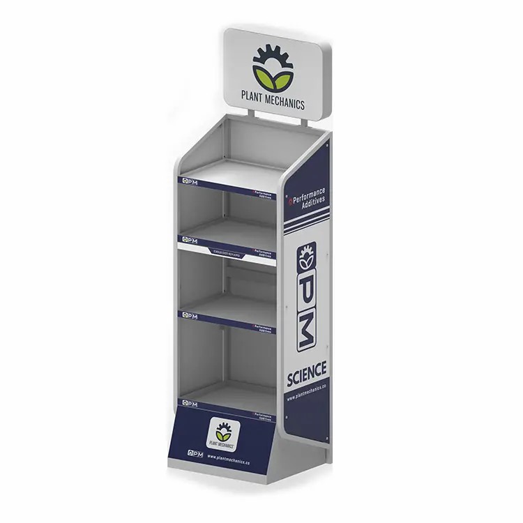 Metal 4-tier Plant Product Display Stands Plant Mechanic Product Display Unit