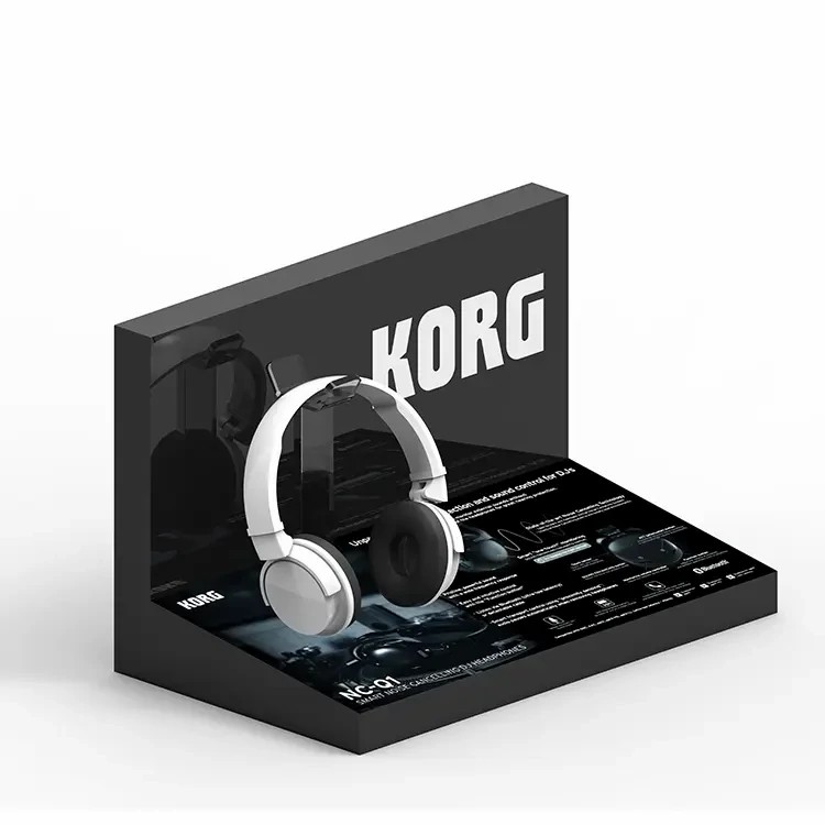 Countertop Acrylic Headphone/Headset/Earphone Display Stand